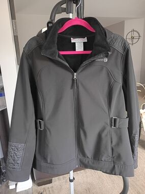 Free Country Black Jacket with Pink Trim